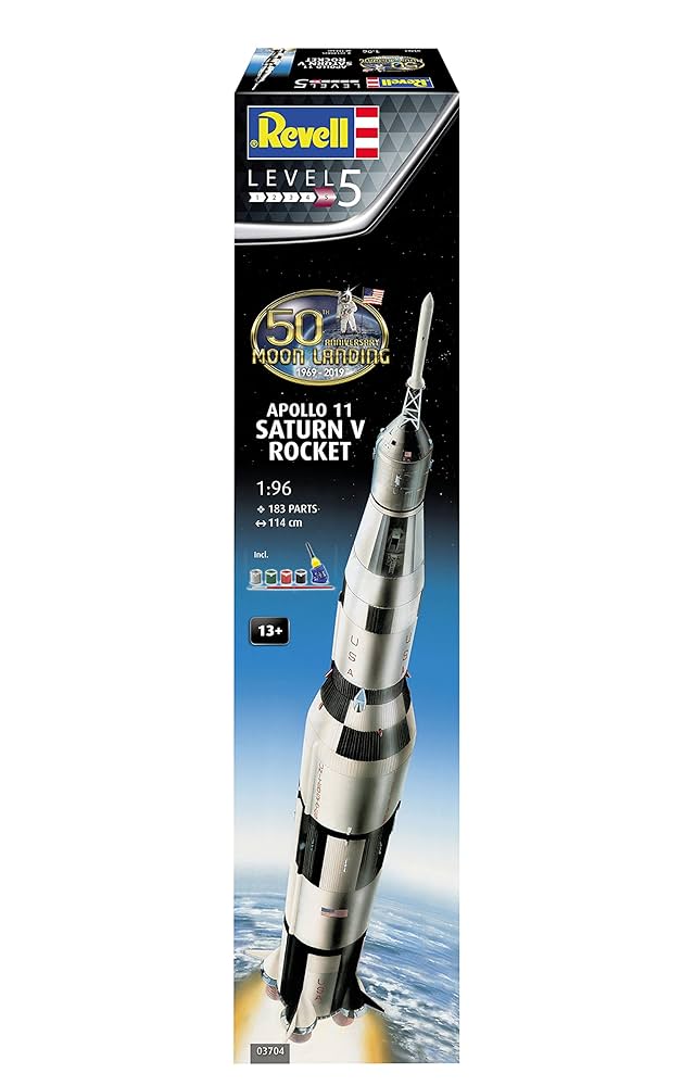 (未使用･未開封品)　ドイツレベル 1/144 サターン V ロケット 04909 プラモデル v1yptgt Amazon | ドイツレベル(Revell) 1/144 サターン V ロケット